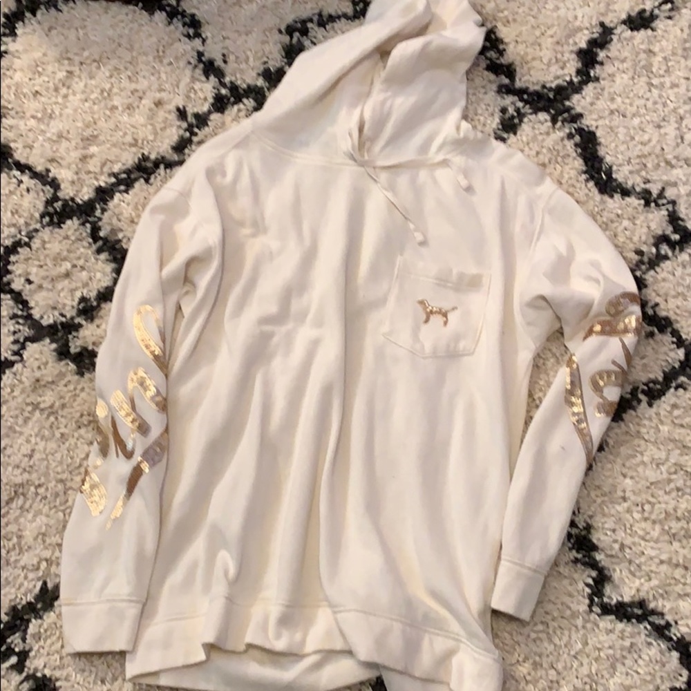 Pink boyfriend pullover
